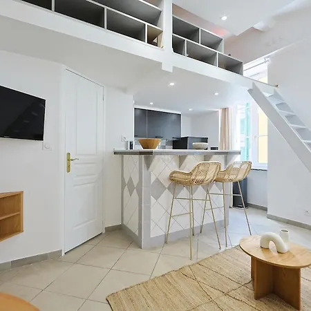 Lägenhet Coup De Coeur 3 Couchages Quartier Du Port Nice